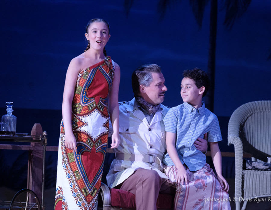 Students in a theater performance